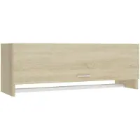Syfax Kleiderschrank Sonoma-Eiche 100x32,5x35 cm Holzwerkstoff