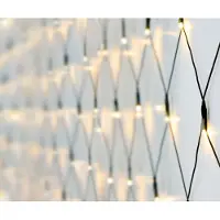 Spetebo 240er LED Lichternetz - LED-Farbe warmweiß - Kabel: transparent - LK016W