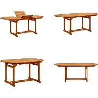 vidaXL Gartentisch 200x100x75 cm Massivholz Akazie - Esstisch - Esstische - Holz Esstisch - Holz Esstische