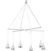 ITALUX PND-2424-1L-WH Pendelleuchte Palermo D320mm 1x40W E27 weiß