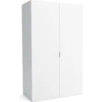 Furnlux Classic FURNLUX Garderobenmatte A Weiss 110cm / Hauptfarbe: Weiß / Abmessungen: 110 x 60 x 205 cm