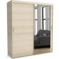 Furnlux Classic FURNLUX Garderobenmatte C Braun 160cm / Hauptfarbe: Braun / Abmessungen: 160 x 60 x 205 cm