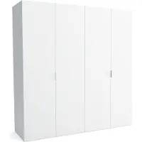Furnlux Classic FURNLUX Garderobenmatte A Weiss 160cm / Hauptfarbe: Weiß / Abmessungen: 160 x 60 x 205 cm