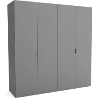 Furnlux Classic FURNLUX Garderobenmatte B Grau 160cm / Hauptfarbe: Grau / Abmessungen: 160 x 60 x 205 cm