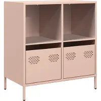 Syfax Sideboard Rosa 68x39x73,5 cm Kaltgewalzter Stahl