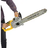 OEM Elektrische Kettensäge, 2000W Leistung, 800 U/min Geschwindigkeit, 40,64 cm Schwertlänge, 40,64 cm Kettenlänge, 5,3 kg Gewicht