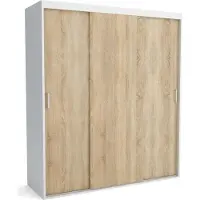 Furnlux Classic FURNLUX Garderobenmatte A Beige Und Weiss 170cm / Hauptfarbe: Beige / Abmessungen: 170 x 60 x 205 cm