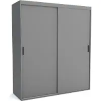 Furnlux Classic FURNLUX Garderobenmatte C Grau 170cm / Hauptfarbe: Grau / Abmessungen: 170 x 60 x 205 cm