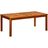 Syfax Garten-Couchtisch 110x60x45 cm Massivholz Akazie