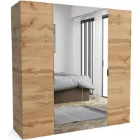 Furnlux Classic FURNLUX Garderobenmatte A Braun 130cm / Hauptfarbe: Braun / Abmessungen: 130 x 60 x 205 cm