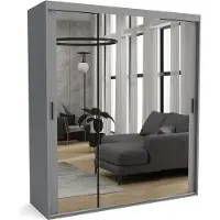 Furnlux Classic FURNLUX Garderobenmatte A Grau 210cm / Hauptfarbe: Grau / Abmessungen: 210 x 60 x 205 cm