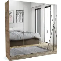 Furnlux Classic FURNLUX Garderobenmatte A Braun 140cm / Hauptfarbe: Braun / Abmessungen: 140 x 60 x 205 cm