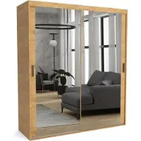 Furnlux Classic FURNLUX Garderobenmatte A Beige 170cm / Hauptfarbe: Beige / Abmessungen: 170 x 60 x 205 cm