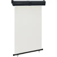 Syfax Balkon-Seitenmarkise 125x250 cm Creme