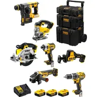 DeWalt Kit DWK702 (DCD796 + DCH273 + DCG405 + DCF887 + DCS331 + DCS391 + DCS369 + 3 x 5,0 Ah + DCB115 + 3en1 Caddy)