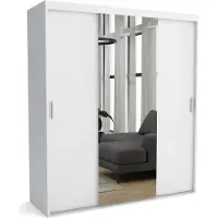 Furnlux Classic FURNLUX Garderobenmatte A Weiss 270cm / Hauptfarbe: Weiß / Abmessungen: 270 x 60 x 205 cm