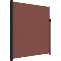 Syfax Seitenmarkise Ausziehbar Braun 220x500 cm