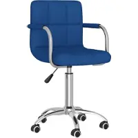 Syfax Bürostuhl dkd-home-decor Blau Stoff 50 x 47 x (74,5-86) cm