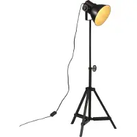 Syfax Stehleuchte 25 W Schwarz 35x35x65/95 cm E27