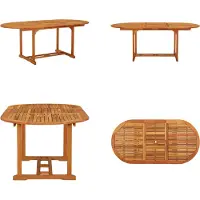 vidaXL Gartentisch 200x100x75 cm Massivholz Eukalyptus - Gartentisch - Gartentische - Gartentisch Holz - Gartentisch Massivholz