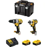 DeWalt Kit DWK224 (DCD996 + DCF887 + 2 x 5,0 Ah + DCB115 + TSTAK VI)