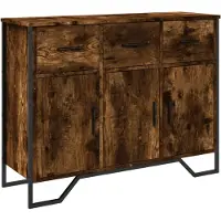 Syfax Sideboard Räuchereiche 97x32,5x74,5 cm Holzwerkstoff