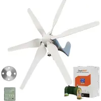 OEM Windkraftanlage mit Wind-Solar-Hybridregler, hohe Effizienz, erneuerbare Energielösung, Heimstromversorgungssystem, Mit DMPPT-Steuerung-a, 3000W-a, 24V