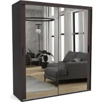 Furnlux Classic FURNLUX Garderobenmatte A Braun 160cm / Hauptfarbe: Braun / Abmessungen: 160 x 60 x 205 cm