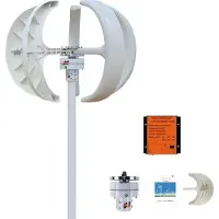 OEM Windturbinen-Generator, geräuscharme Betriebsweise, vertikale Achsenkonstruktion, 400W Weiß-a, 400W-a, 12V