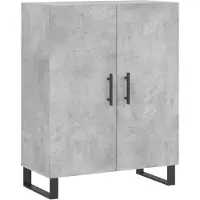 Syfax Sideboard Betongrau 69,5x34x90 cm Holzwerkstoff
