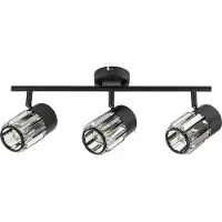 Rabalux 73061 Spots lampen Venaro E14 3x MAX 15 Metall Glas schwarz