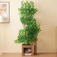 STILVORA 190 cm Kratzbaum mit 4 Plattformen Katzenkratzmöbel Kratztonne mit Sisal,für Katzen zum Verstecken, Klettern