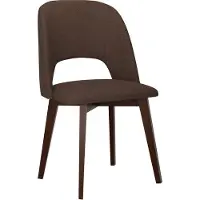 Mirjan 24 Stuhl Monti IV, Esszimmerstuhl aus Buchenholz, 48x54x83 cm (Holzfarbe: Nuss, Stofffarbe: Soro 28)