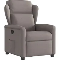Syfax Relaxsessel Taupe Stoff