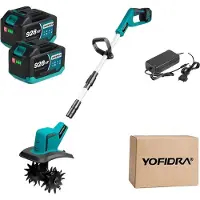 OEM Elektrische Gartenfräse, bürstenloser Motor, verstellbarer Griff, 2x928VF Batterien Set