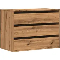 Syfax Kommode Artisan-Eiche 80x41x58 cm Holzwerkstoff