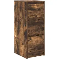 Syfax Sideboard Räuchereiche 29,5x34x76 cm Holzwerkstoff