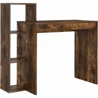 Syfax Schreibtisch Geräucherte Eiche Holzwerkstoff 100 x 40 x 90 cm