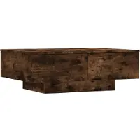 Syfax Couchtisch Räuchereiche 90x60x31 cm Holzwerkstoff