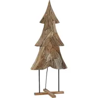 Syfax Weihnachtsbaum Braun 181,5 cm Massivholz Teak