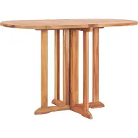 Syfax Gartentisch Butterfly Klappbar 120x70x75 cm Teak Massivholz