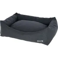 Kerbl Hundebett, Platin Ortho Memory Foam, 80 x 60 x 25 cm, Grau, Rutschfest
