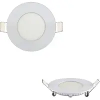 Braytron 20x 3W LED Panel Einbaustrahler Spot Einbauleuchte Warmweiß 3000K 160 Lumen Deckenleuchte Rund Deckenlampe Küchenlampe Wandlampe Schlafzimmer Wohnzimmer Diele Keller Badezimmer Leuchte