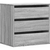 Syfax Kommode Grau Sonoma 60x41x58 cm Holzwerkstoff
