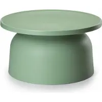 HowHomely | Couchtisch - OTTO2 - Grün - Modernes Design - Wetterfest und Funktionalität - Wohnzimmertisch