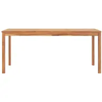 Syfax Garten-Esstisch 180x90x77 cm Massivholz Teak
