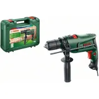 Bosch Schlagbohrmaschine EasyImpact 600, 600W, Inkl. Zusatzhandgriff, Tiefenanschlag & Koffer