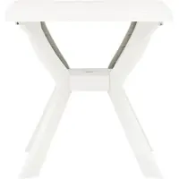 Syfax Bistrotisch Weiß 70x70x72 cm Kunststoff