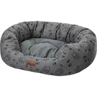PillowPrim Hundebett "Amazing" - 75x50cm - Wasserabweisendes Hundekörbchen mit herausnehmbarem Kissen |