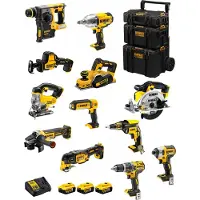 DeWalt Kit DWK1202 (DCD796+DCH273+DCG405+DCF887+DCF899H+DCS331+DCS391+ DCS355+DCP580+DCS369+DCL050+DCF620+3x5,0Ah+DCB115+Caddy)